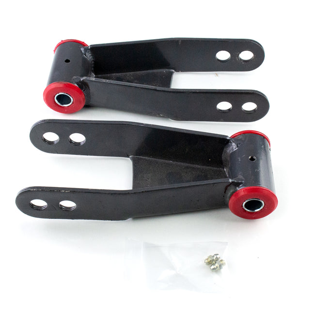 2" Rear Drop Kit Shackles RMA For 1988-2018 Chevy Silverado GMC Sierra 1500
