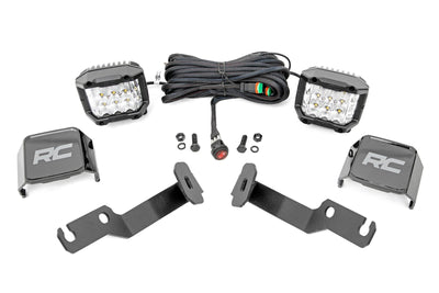 LED Light Kit | Ditch Mount |  3" OSRAM | Wide | Toyota Tacoma 2WD/4WD (05-15)