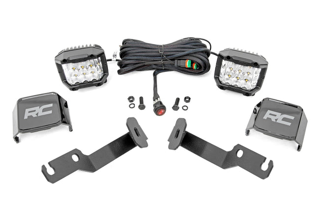 LED Light Kit | Ditch Mount |  3" OSRAM | Wide | Toyota Tacoma 2WD/4WD (05-15)