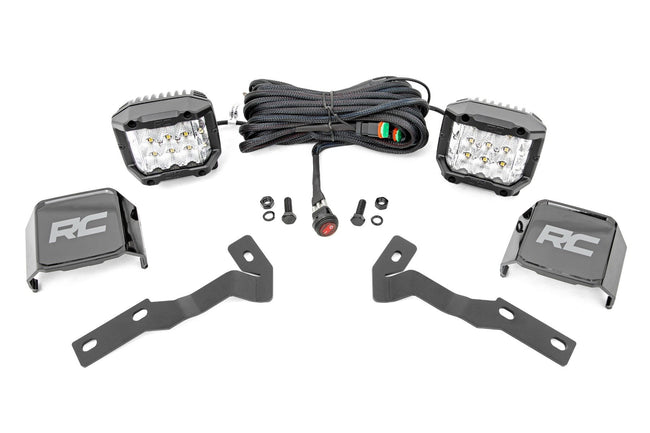 LED Light Kit | Ditch Mount |  3" OSRAM | Wide | Toyota Tacoma 2WD/4WD (16-23)