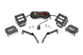 LED Light Kit | Ditch Mount | 2" Black Pair | Flood | Chevy 1500 & Chevy/GMC 2500HD/3500HD (07-14)