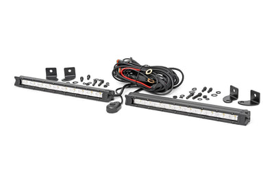 10 Inch Chrome Series LED Light Bar | Slim Line | Pair - The Suspension Specialists