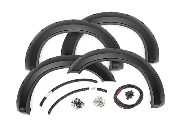 Rough Country Pocket Fender Flares | H7 Bronze Fire | Ford F-250/F-350 Super Duty (11-16) - The Suspension Specialists