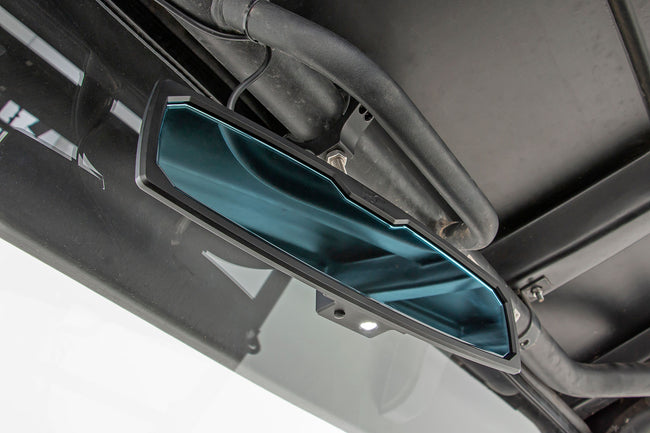 UTV Aluminum Rear View Mirror | Dome Light| 12" | 1.75-2" Mount - The Suspension Specialists