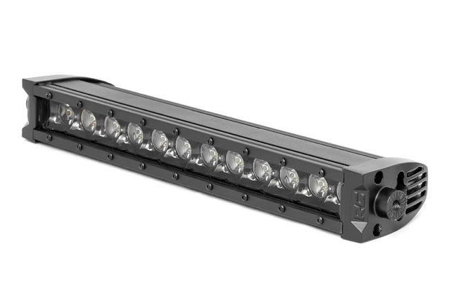 Rough Country 12 Inch Black Series LED Light Bar | Single Row | Amber DRL - The Suspension Specialists