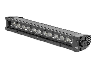 Rough Country 12 Inch Black Series LED Light Bar | Single Row | Cool White DRL - The Suspension Specialists