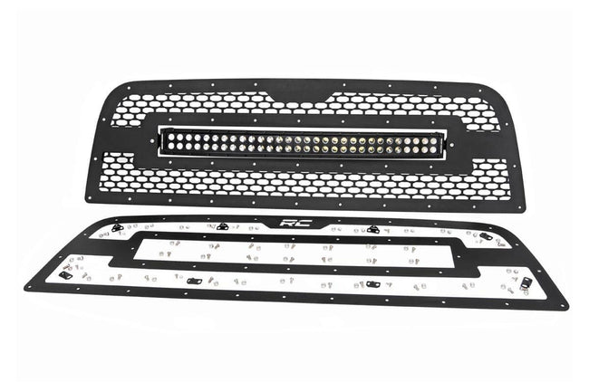 Mesh Grille | 30" Dual Row LED | Black | Ram 2500/3500 2WD/4WD (2013-2018)