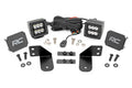 LED Light | RR Cage Mount | 2" Black Spot Pair | Polaris Ranger 1000/Ranger XP 900/1000 - The Suspension Specialists