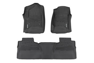 Flex-Fit Floor Mats | FR & RR | FR Bucket | Crew | Chevy/GMC 1500/2500HD/3500HD 2WD/4WD
