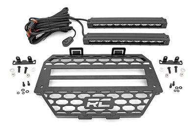 Grille Kit | 10" Black Slimline LED Pair | Polaris RZR XP 1000 - The Suspension Specialists