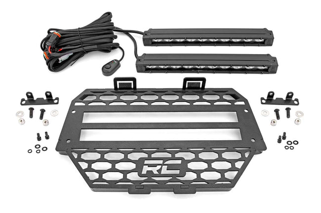 Grille Kit | 10" Black Slimline LED Pair | Polaris RZR XP 1000 - The Suspension Specialists