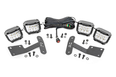 LED Light Kit | Ditch Mount | 3" OSRAM | Wide | Toyota Tundra 2WD/4WD (14-21)