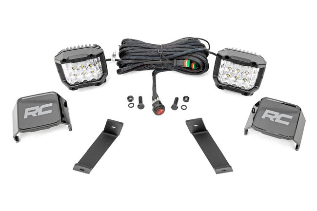 LED Light Kit | Ditch Mount |  3" OSRAM | Wide | Jeep Cherokee KL (14-21)