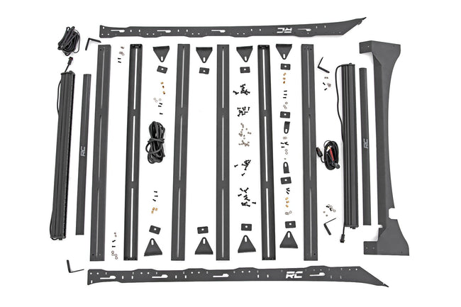 Roof Rack | FR & RR 40 Inch Single Row BLK LEDs | Ford F-150 2WD/4WD (15-18) - The Suspension Specialists