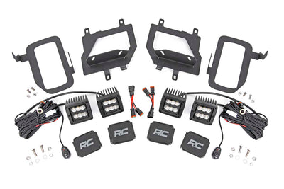 LED Light Kit | Fog Mount | Dual 2" Black Pairs | Spot/Flood | Ford F-150 (15-17) - The Suspension Specialists