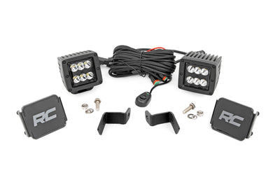 LED Light Kit | Ditch Mount | 2" Black Pair | Spot | Ford F-150 (15-25)/F-150 Lightning (22-25) - The Suspension Specialists