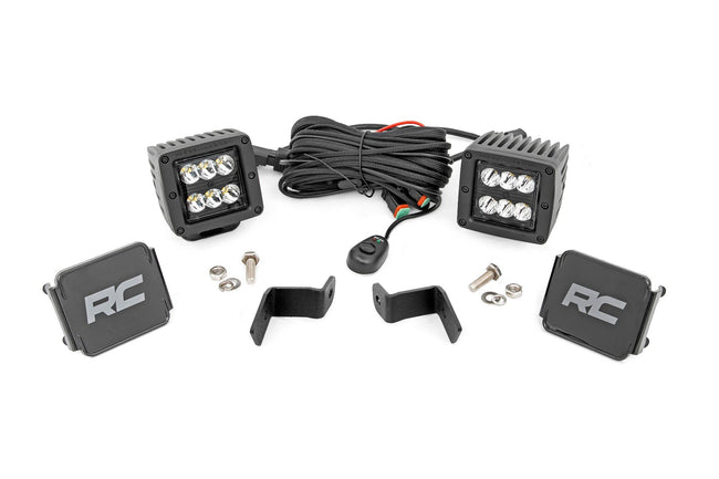 LED Light Kit | Ditch Mount | 2" Black Pair | Spot | Ford F-150 (15-25)/F-150 Lightning (22-25) - The Suspension Specialists