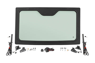 Rough Country Electric Tilt Windshield | Glass | Can-Am Defender HD 8/HD 9/HD 10 - The Suspension Specialists