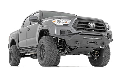 Rough Country Front Bumper | Hybrid | 20" Blk LED | 95000S | Toyota Tacoma 2WD/4WD (16-23)