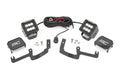 LED Light Kit | Ditch Mount | 2" Black Pair | Flood | Chevy Silverado 1500 (19-26)