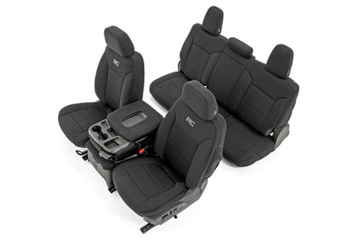 Seat Covers | FR 40/40/20 & RR Arm Rest | Chevy/GMC Sierra 1500 (19-26)/Silverado 1500 (19-26)
