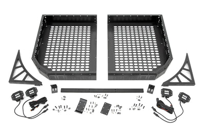 Cargo Rack | Dual 2" Black LED Pairs | Flush Mount | Polaris Ranger XP 1000 - The Suspension Specialists