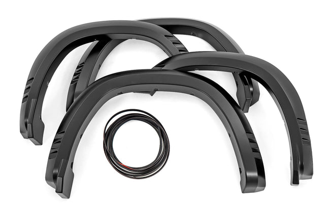 Rough Country Fender Flares | SF1 | PXJ Diamond Black | Ram 1500 2WD/4WD (2019-2024)