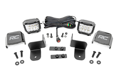 LED Light Kit | Rear Mount | 2" Chrome Pair | Wide Angle | Polaris Ranger XP 1000 - The Suspension Specialists