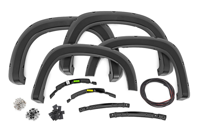 Rough Country Fender Flares | Sport | GXN Deep Bronze | Chevy Silverado 1500 2WD/4WD (22-26)