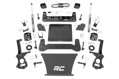 6 Inch Lift Kit | Mono Leaf Rear | N3 | GMC Sierra 1500 2WD/4WD (2019-2024 & Classic) - The Suspension Specialists