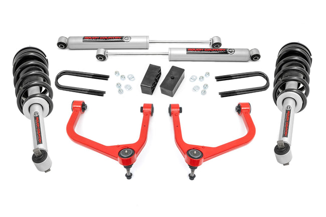 3.5 Inch Lift Kit | Mono Leaf Rear | N3 Struts | GMC Sierra 1500 2WD/4WD (2019-2024 & Classic)