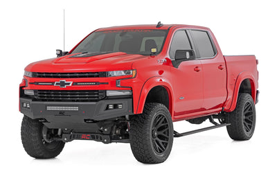 Rough Country Power Running Boards | Dual Electric Motor | Crew Cab | Chevy/GMC 1500/2500HD/3500HD (19-26)