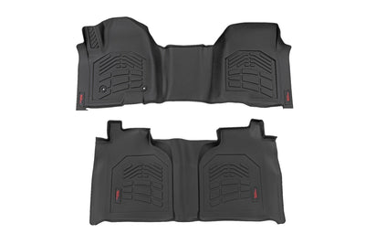 Sure-Fit Floor Mats | FR & RR | FR Over Hump | Crew | Chevy/GMC 1500/2500HD/3500HD (19-26)