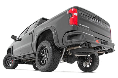 Rough Country Performance Exhuast | Stainless | Crew/Dbl | RR Exit | Chevy/GMC Sierra/Silverado 1500 (19-25)