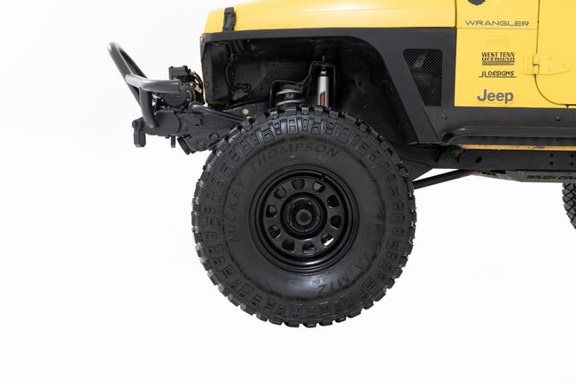 Rough Country Steel Wheel | Black | 17x9 | 6x5.5 | 4.25 Bore | -12 - The Suspension Specialists