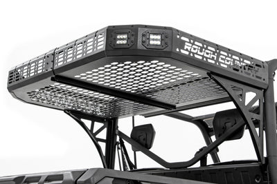 Cargo Rack | Dual 2" Black LED Pairs | Flush Mount | Polaris Ranger XP 1000 - The Suspension Specialists