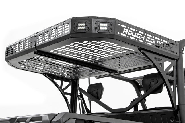 Cargo Rack | Dual 2" Black LED Pairs | Flush Mount | Polaris Ranger XP 1000 - The Suspension Specialists