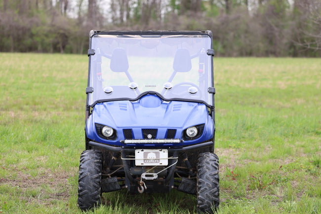 Vented Full Windshield | Scratch Resistant | Yamaha Rhino 660/Rhino 700 - The Suspension Specialists