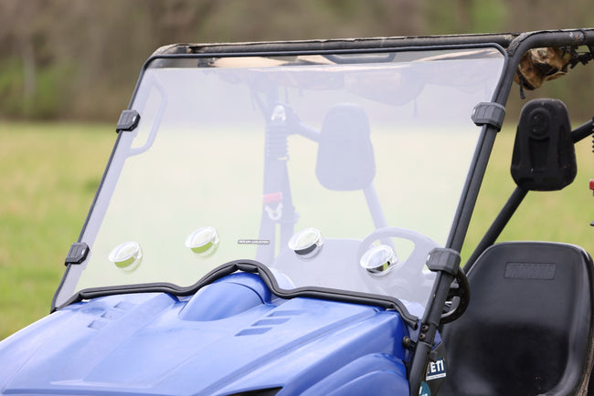 Vented Full Windshield | Scratch Resistant | Yamaha Rhino 660/Rhino 700 - The Suspension Specialists