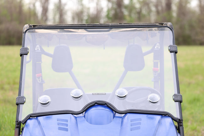 Vented Full Windshield | Scratch Resistant | Yamaha Rhino 660/Rhino 700 - The Suspension Specialists