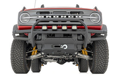 Nudge Bar | 4 Inch Round Led (x4) | OE Modular Steel | Ford Bronco 4WD (21-25) - The Suspension Specialists