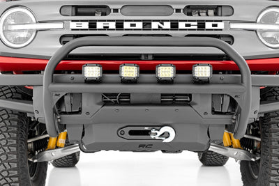 Nudge Bar | 20 Inch Chrome Single Row LED | OE Modular Steel | Ford Bronco (21-25) - The Suspension Specialists
