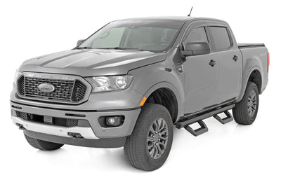 Rough Country SRX2 Adjustable Aluminum Steps | Ford Ranger 2WD/4WD (2019-2025) - The Suspension Specialists
