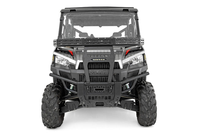 Front Cargo Rack | 6" Black Slimline | Polaris Ranger XP 900/Ranger XP 1000 - The Suspension Specialists