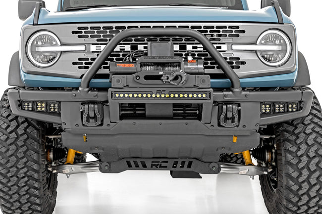Rough Country High Winch Mount | All Models | 9500S | Ford Bronco 4WD (2021-2025) - The Suspension Specialists