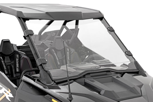 Full Windshield | Scratch Resistant | Polaris RZR Turbo R 4 - The Suspension Specialists
