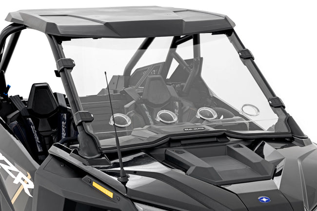 Vented Full Windshield | Scratch Resistant | Polaris RZR Turbo R - The Suspension Specialists