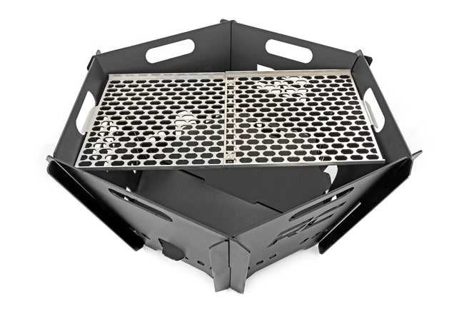 Overland Collapsible Fire Pit Stainless Steel Grill Grate - The Suspension Specialists