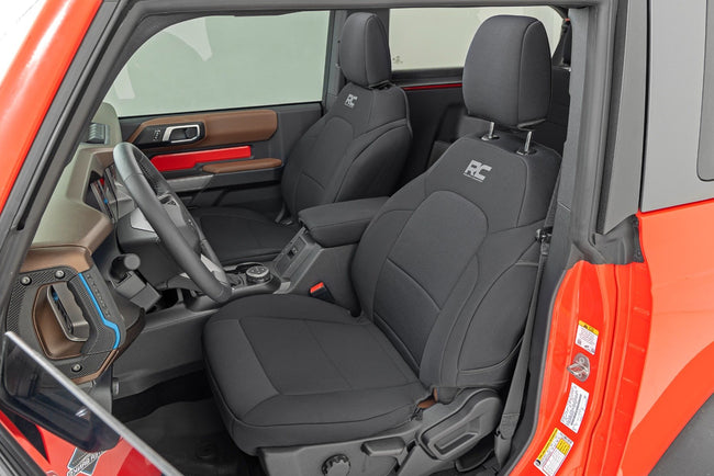 Seat Covers | Bucket Seats | FR & RR | Ford Bronco (2 Door) 4WD (2021-2025) - The Suspension Specialists