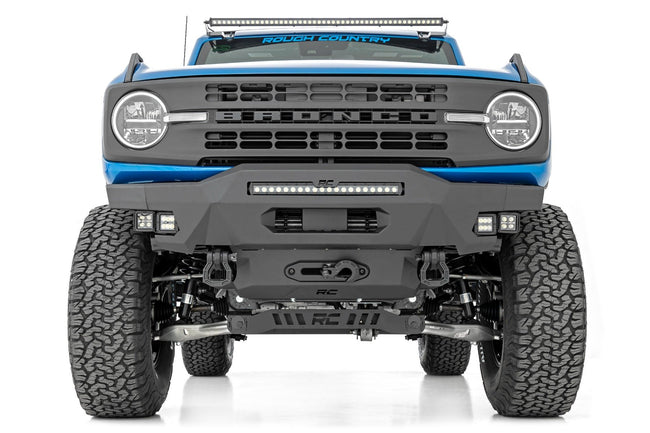 Front Bumper | Modular | Stubby Wings | Amber DRL | Ford Bronco 4WD (21-25) - The Suspension Specialists